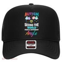 Autism Awareness Seeing The World From A Different Angle Gift Hat thumb 0