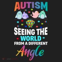 Autism Awareness Seeing The World From A Different Angle Gift Hat thumb 2