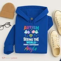 Autism Awareness Seeing The World From A Different Angle Gift Hoodie thumb 4