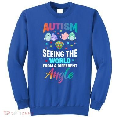 Autism Awareness Seeing The World From A Different Angle Gift Sweatshirt