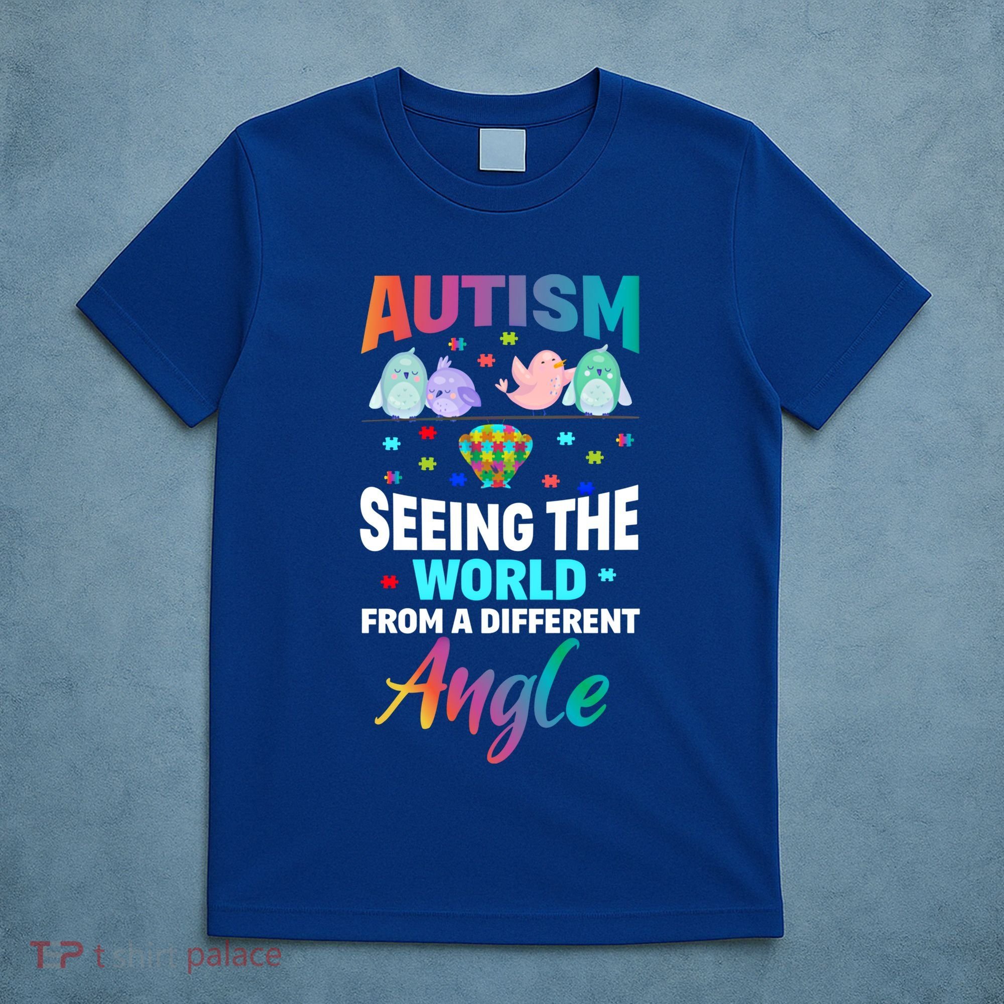 Autism Awareness Seeing The World From A Different Angle Gift T-Shirt