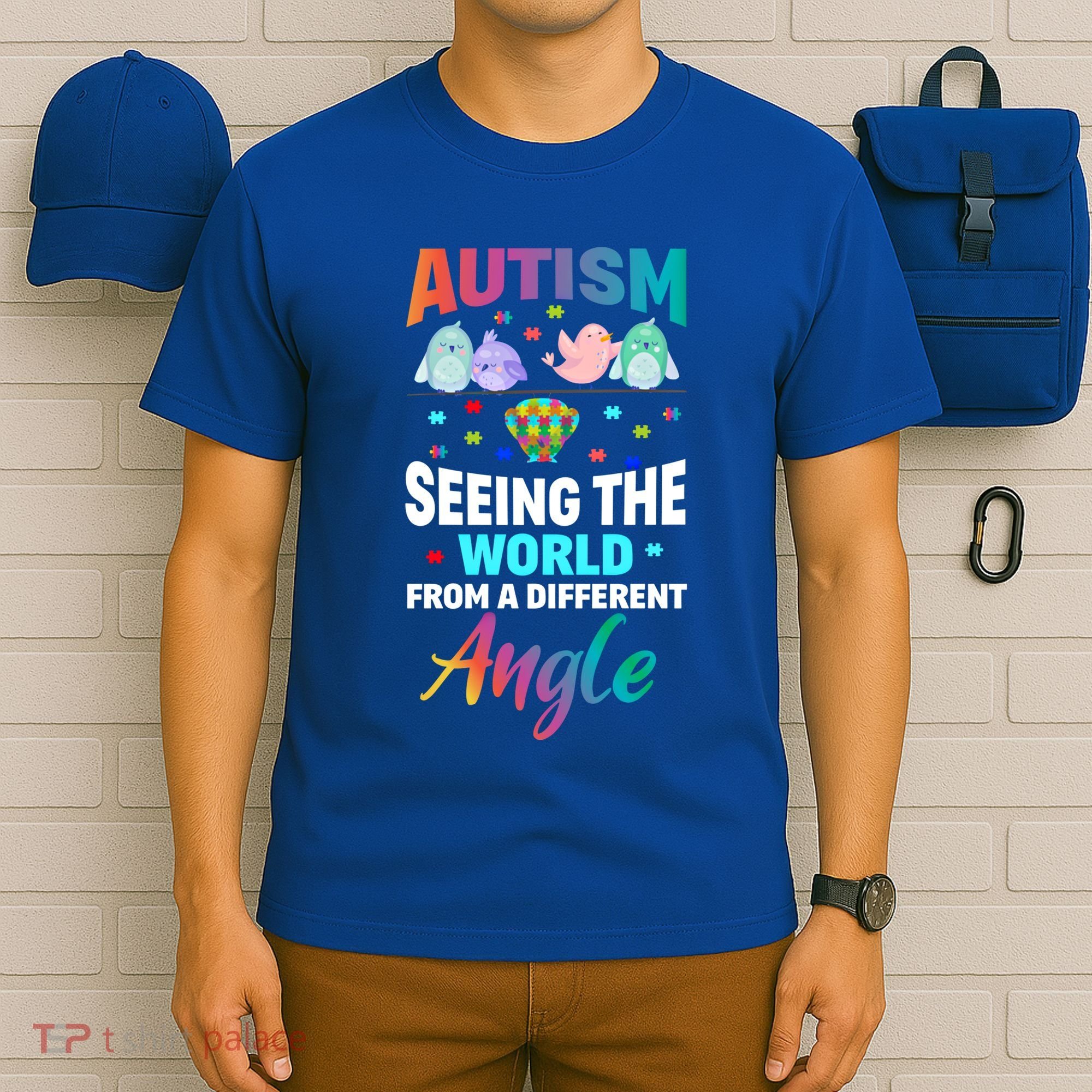 Autism Awareness Seeing The World From A Different Angle Gift T-Shirt