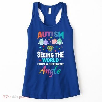 Autism Awareness Seeing The World From A Different Angle Gift Women's Tank Top