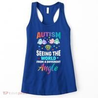 Autism Awareness Seeing The World From A Different Angle Gift Women's Tank Top thumb 0