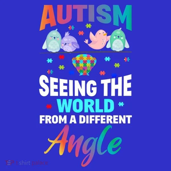 Autism Awareness Seeing The World From A Different Angle Gift Toddler Hoodie