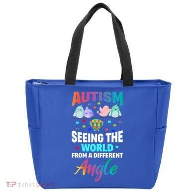 Autism Awareness Seeing The World From A Different Angle Gift Tote Bag