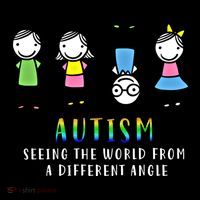 Autism Awareness Seeing The World From A Different Angle Gift Doggie Tank thumb 4