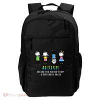Autism Awareness Seeing The World From A Different Angle Gift Backpack thumb 0