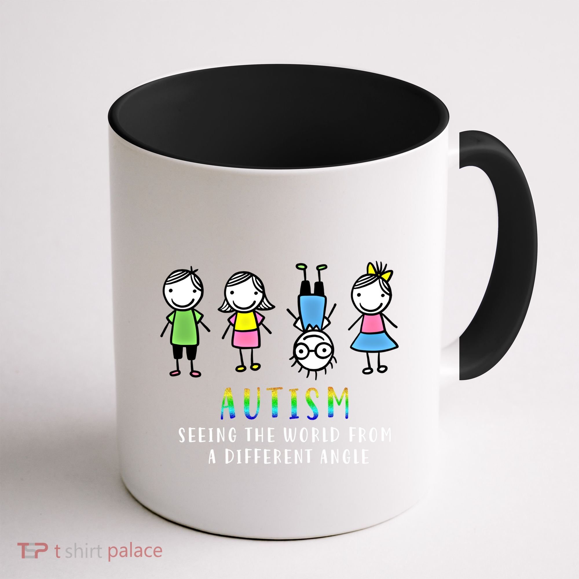 Autism Awareness Seeing The World From A Different Angle Gift Coffee Mug