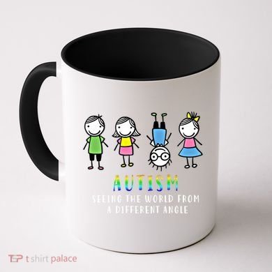 Autism Awareness Seeing The World From A Different Angle Gift Coffee Mug