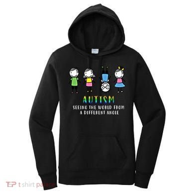 Autism Awareness Seeing The World From A Different Angle Gift Women's Hoodie