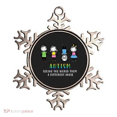Autism Awareness Seeing The World From A Different Angle Gift Ornament