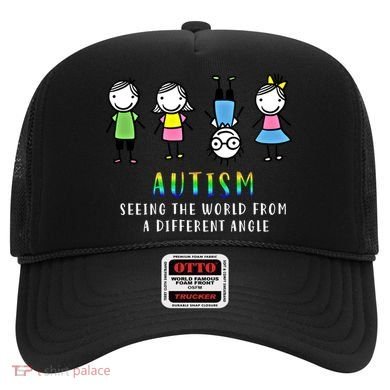 Autism Awareness Seeing The World From A Different Angle Gift Hat