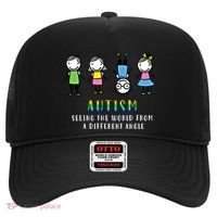 Autism Awareness Seeing The World From A Different Angle Gift Hat thumb 0