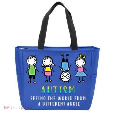 Autism Awareness Seeing The World From A Different Angle Gift Tote Bag