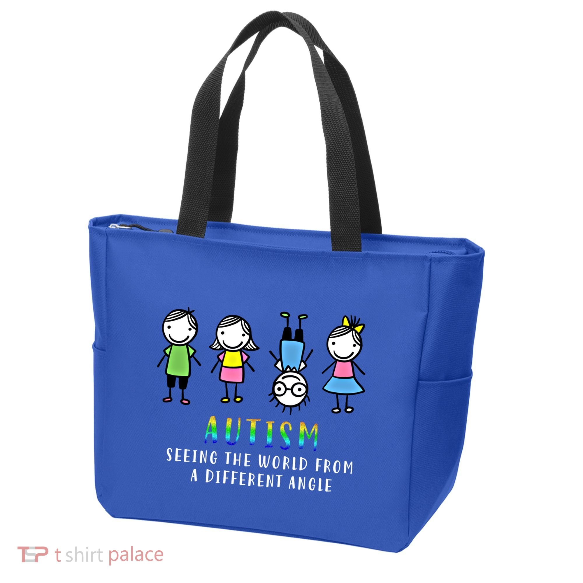 Autism Awareness Seeing The World From A Different Angle Gift Tote Bag
