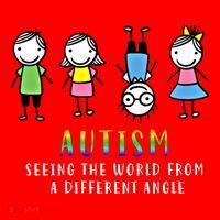 Autism Awareness Seeing The World From A Different Angle Gift Santa Hat thumb 1