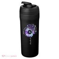 Autism Awareness Sunflower Choose Kind Puzzle Autism Gift 24oz Duet Stainless Steel Tumbler thumb 3
