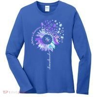 Autism Awareness Sunflower Choose Kind Puzzle Autism Gift Women's Long Sleeve Shirt thumb 0
