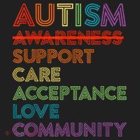 Autism Awareness Support Care Acceptance Ally Women's Sweatshirt thumb 2