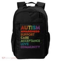Autism Awareness Support Care Acceptance Ally Backpack thumb 0