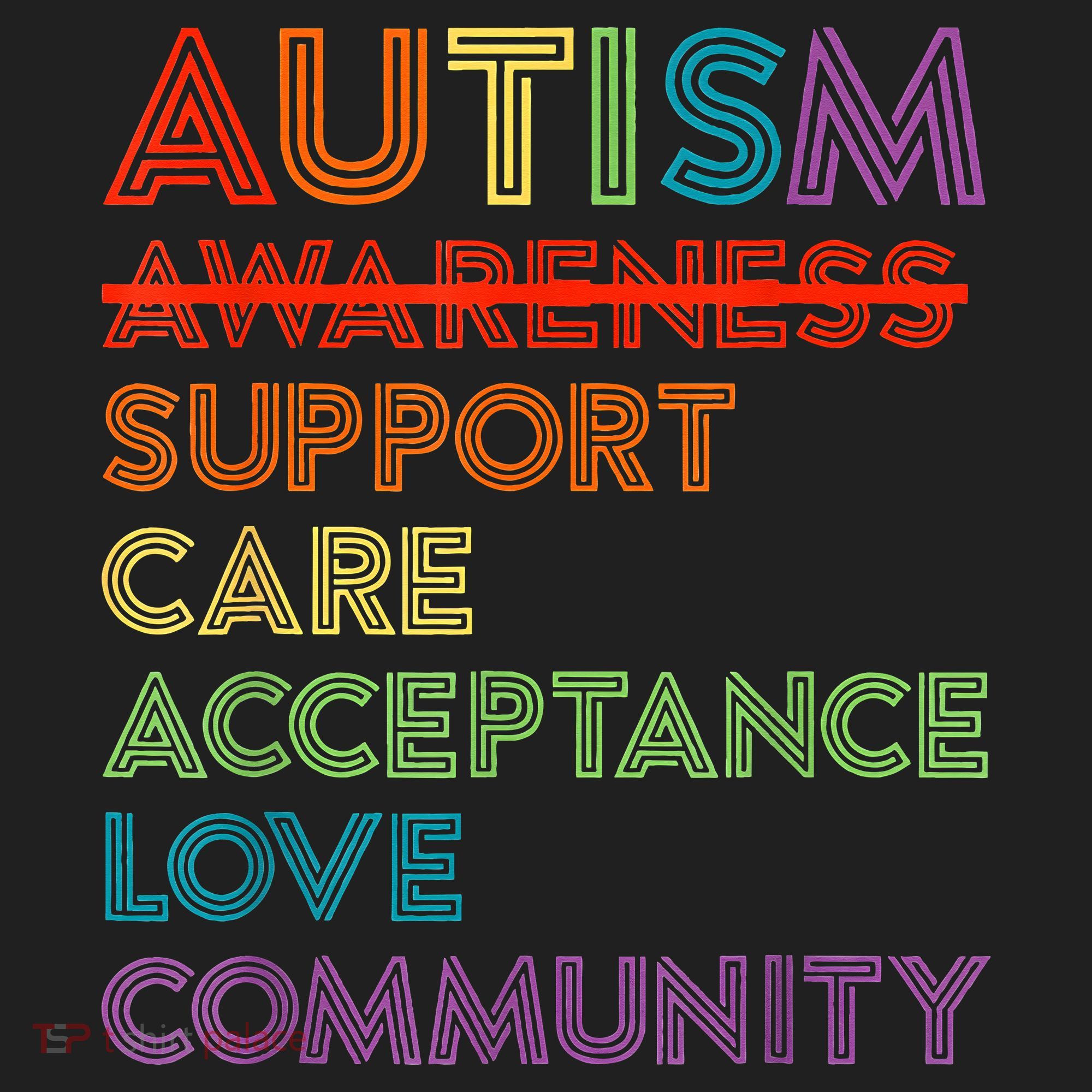 Autism Awareness Support Care Acceptance Ally Tumbler