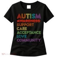 Autism Awareness Support Care Acceptance Ally Women's T-Shirt thumb 0