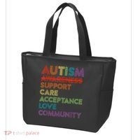 Autism Awareness Support Care Acceptance Ally Tote Bag thumb 3