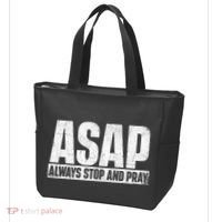 Asap Always Stop And Pray Christian Faith Religious Prayer Tote Bag thumb 3