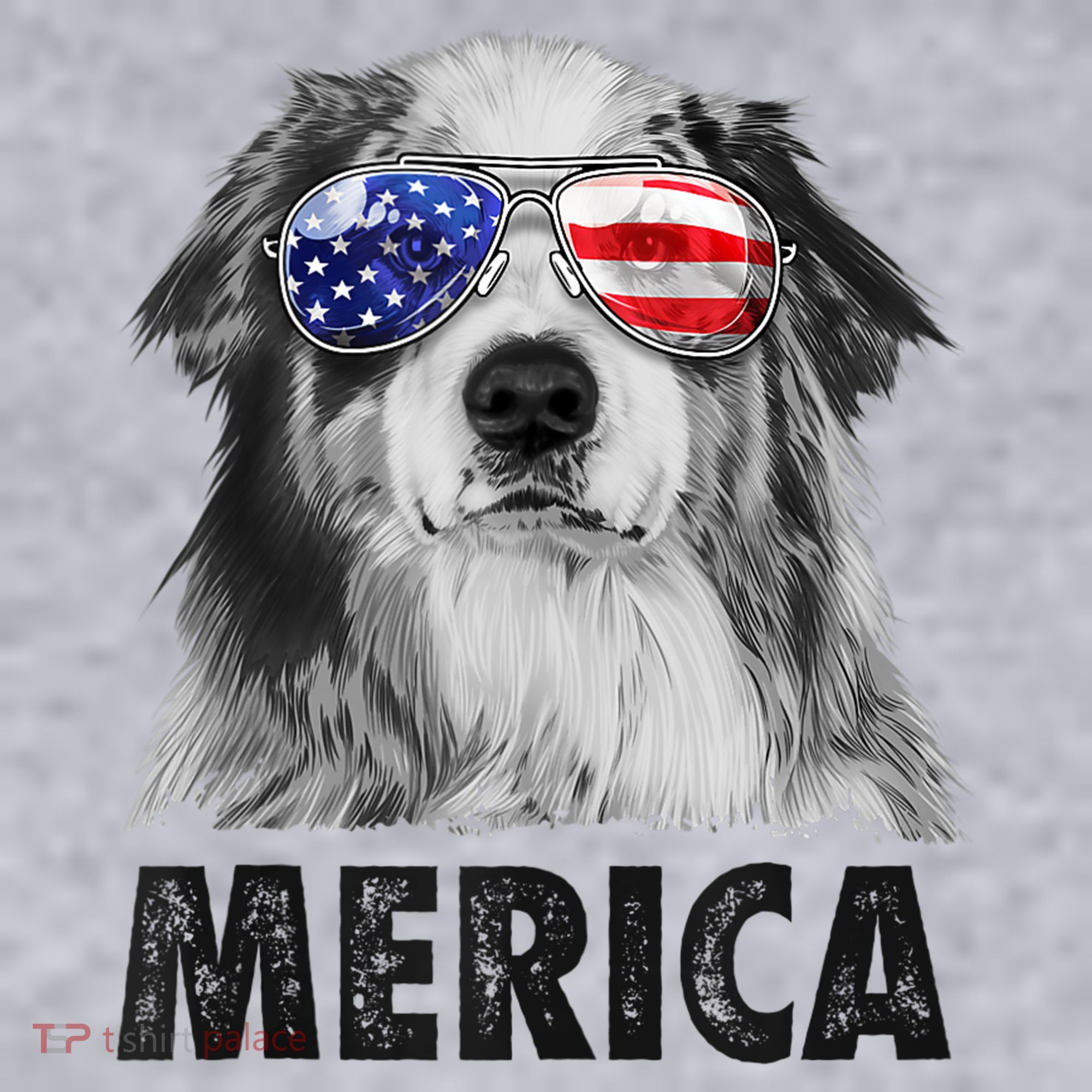 Aussie Australian Shepherd 4th Of July Merica American Flag Women's Sweatshirt
