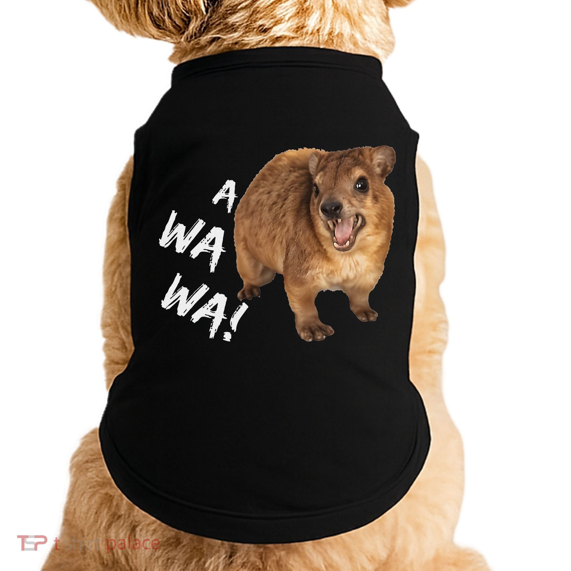 Awawa! Angry Screaming Hyrax Doggie Tank