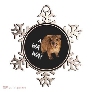 Awawa! Angry Screaming Hyrax Ornament