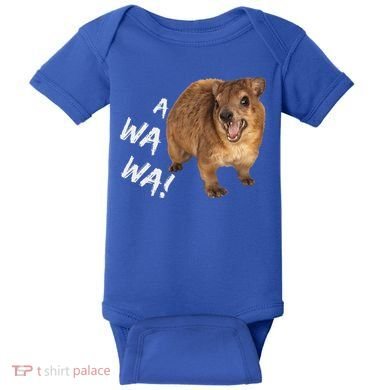 Awawa! Angry Screaming Hyrax Baby Bodysuit