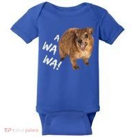 Awawa! Angry Screaming Hyrax Baby Bodysuit thumb 0