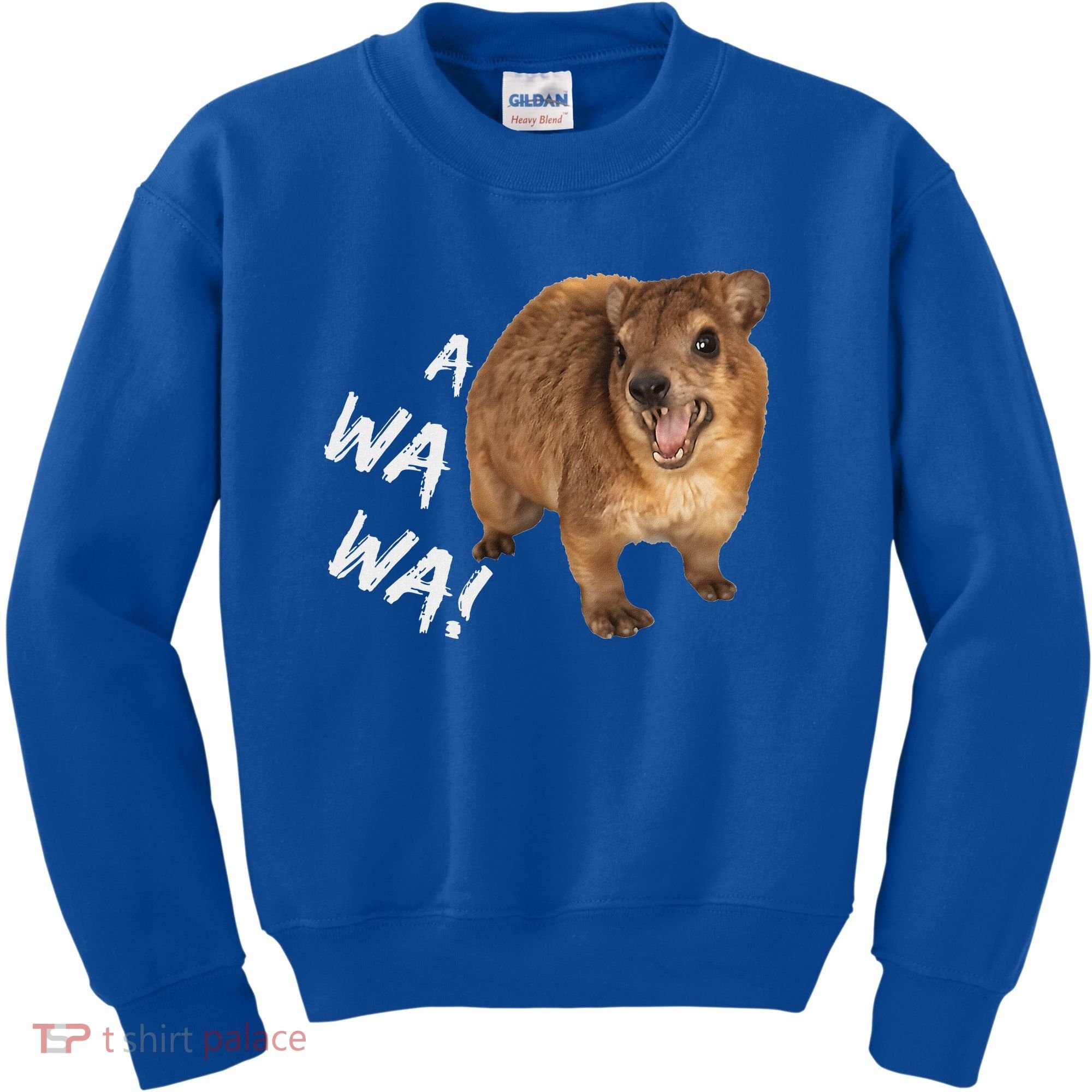 Awawa! Angry Screaming Hyrax Kids Sweatshirt