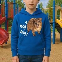 Awawa! Angry Screaming Hyrax Kids Hoodie thumb 2