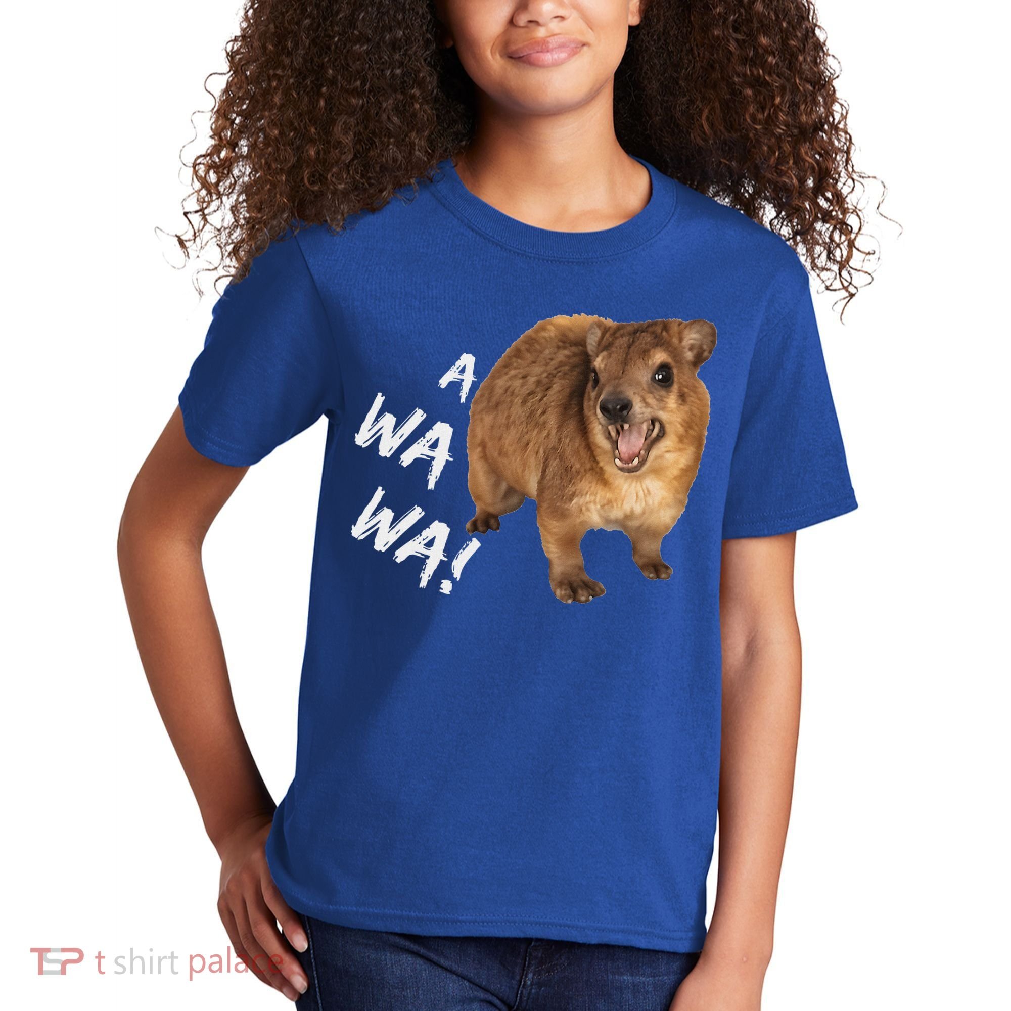 Awawa! Angry Screaming Hyrax Kids T-Shirt