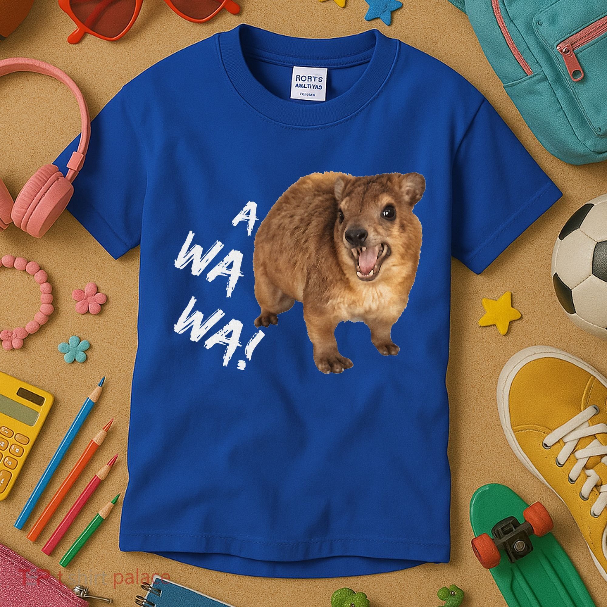 Awawa! Angry Screaming Hyrax Kids T-Shirt