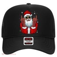 African American Santa Christmas Pajama Cool Black XMas Hat thumb 0