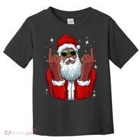 African American Santa Christmas Pajama Cool Black XMas Toddler T-Shirt thumb 0