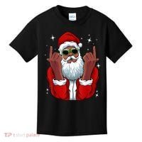 African American Santa Christmas Pajama Cool Black XMas Kids T-Shirt thumb 0