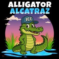 Alligator Alcatraz Sunset Backpack thumb 2