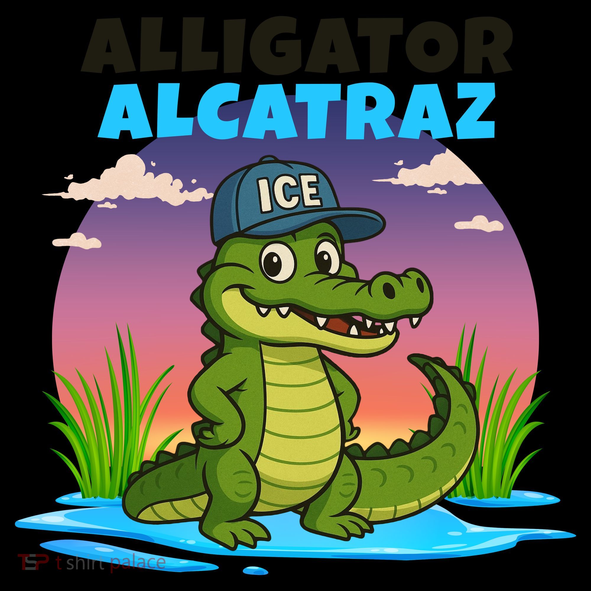 Alligator Alcatraz Sunset Coffee Mug