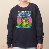 Alligator Alcatraz Sunset Women's Sweatshirt thumb 0