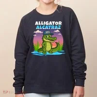 Alligator Alcatraz Sunset Women's Sweatshirt thumb 0