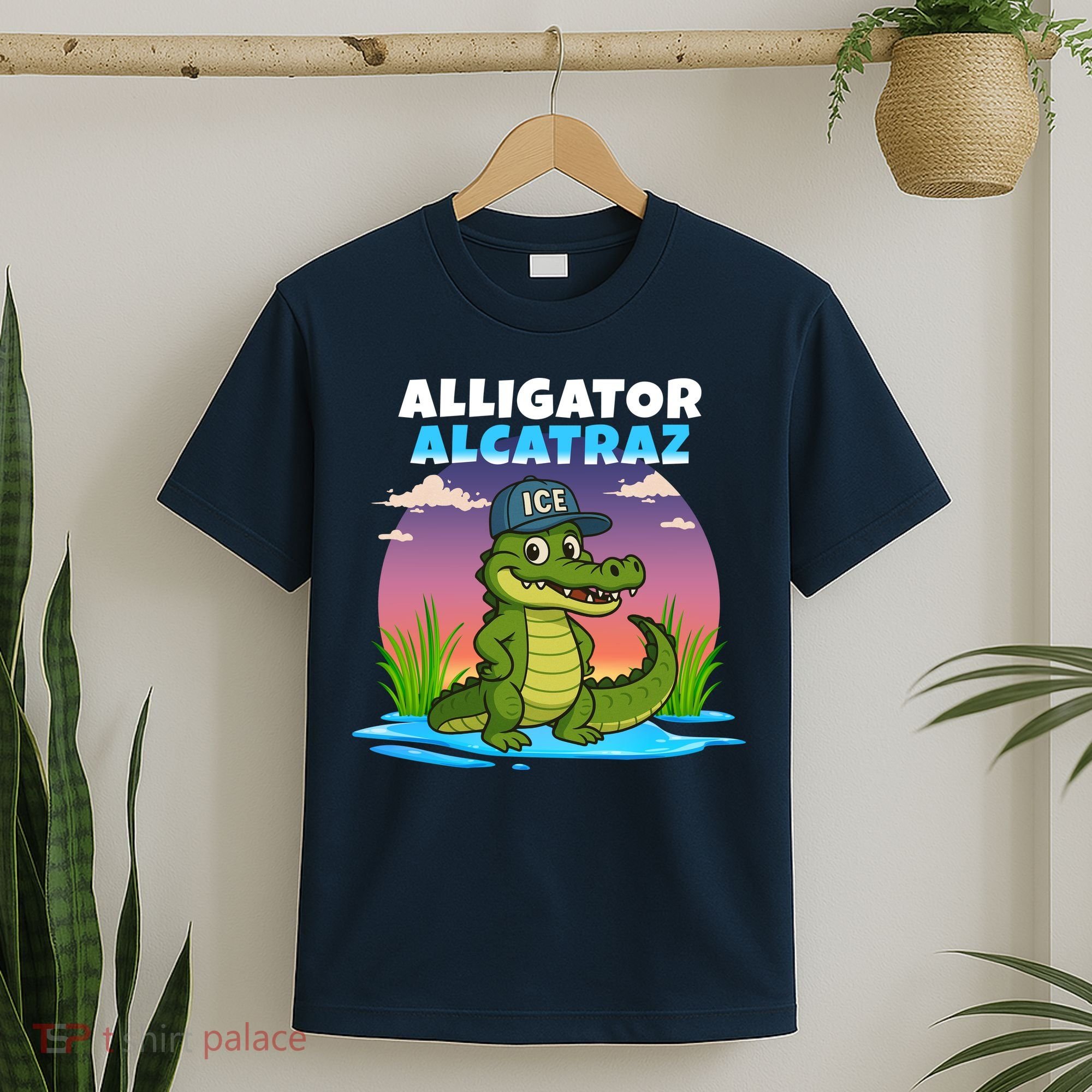 Alligator Alcatraz Sunset T-Shirt