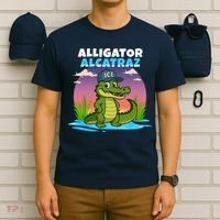 Alligator Alcatraz Sunset T-Shirt thumb 6