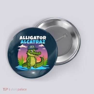 Alligator Alcatraz Sunset Button