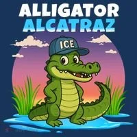 Alligator Alcatraz Sunset Bucket Hat thumb 4
