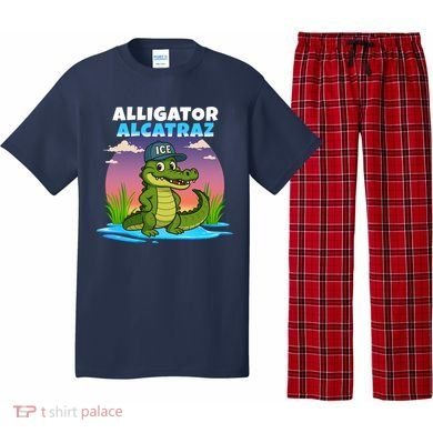 Alligator Alcatraz Sunset Pajama Set